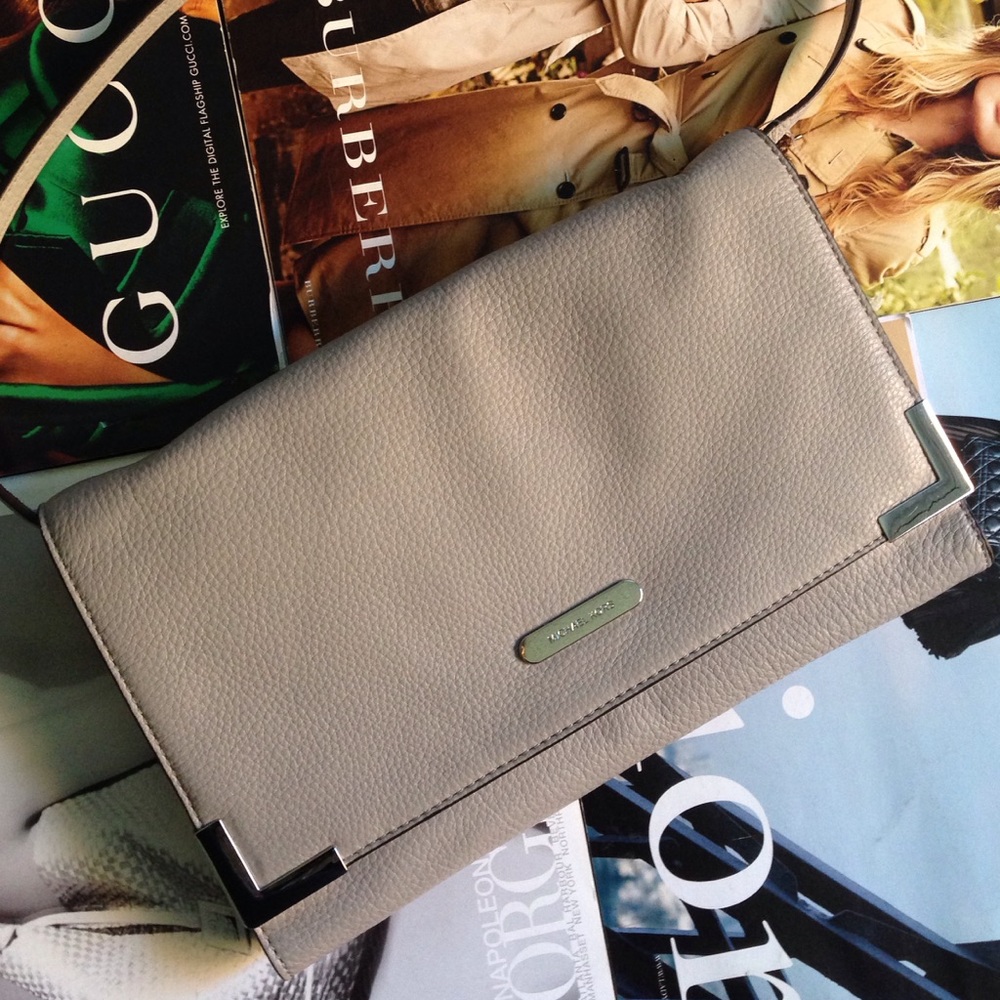 {MICHAEL Michael Kors} oversized leather clutch